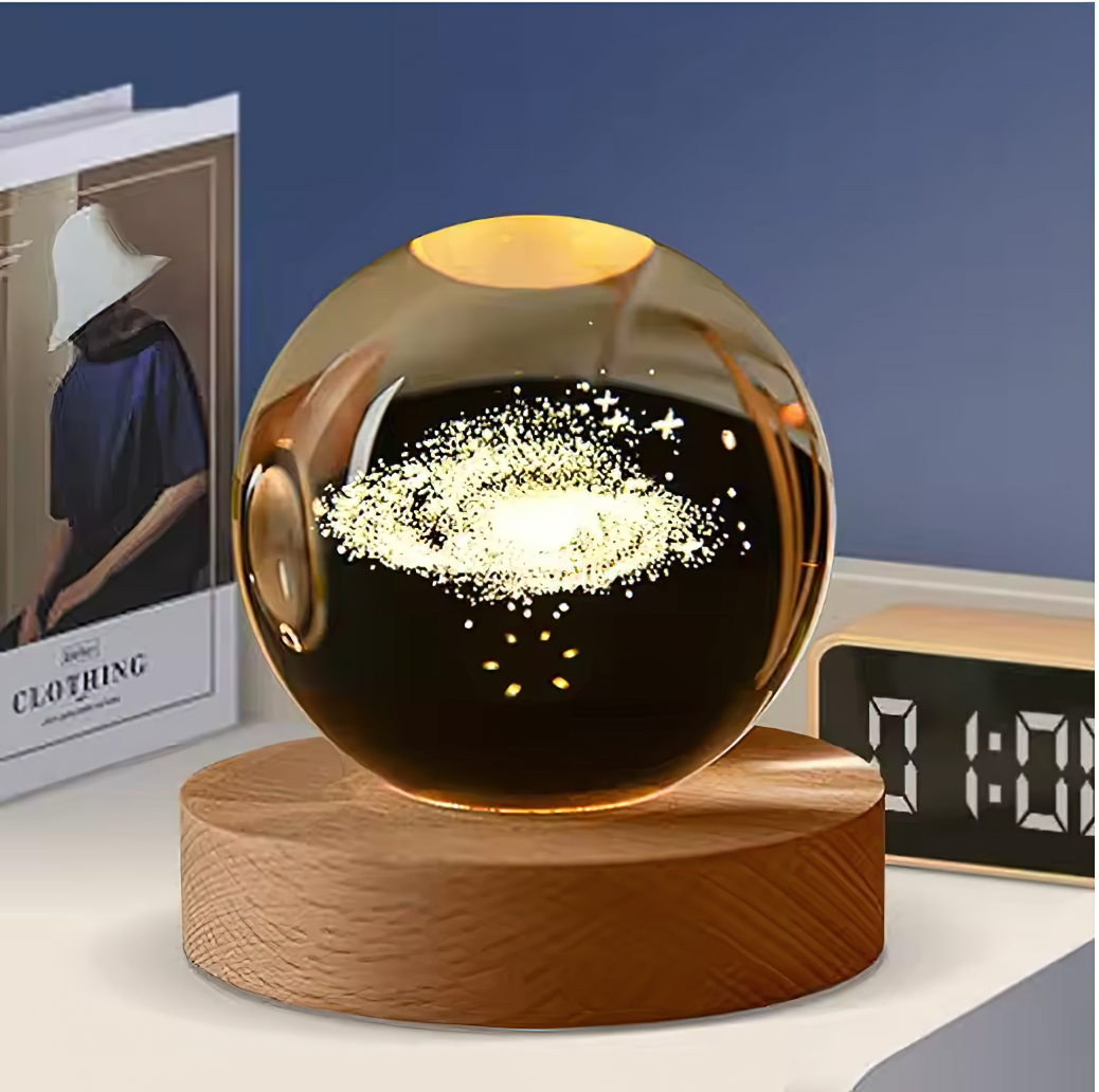 Galaxy Cosmic Crystal Sphere Lamps